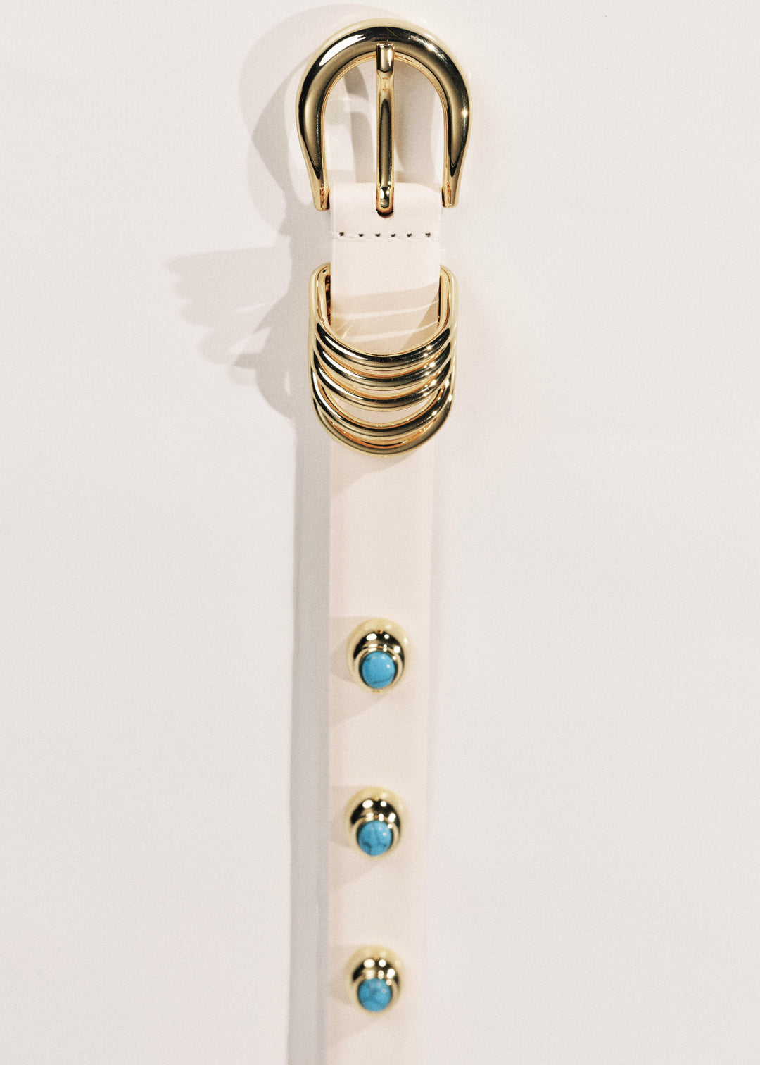 Hollyhock Stone Ivory Gold & Turquoise