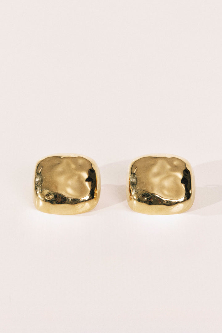 Tetra Gold Earrings Large