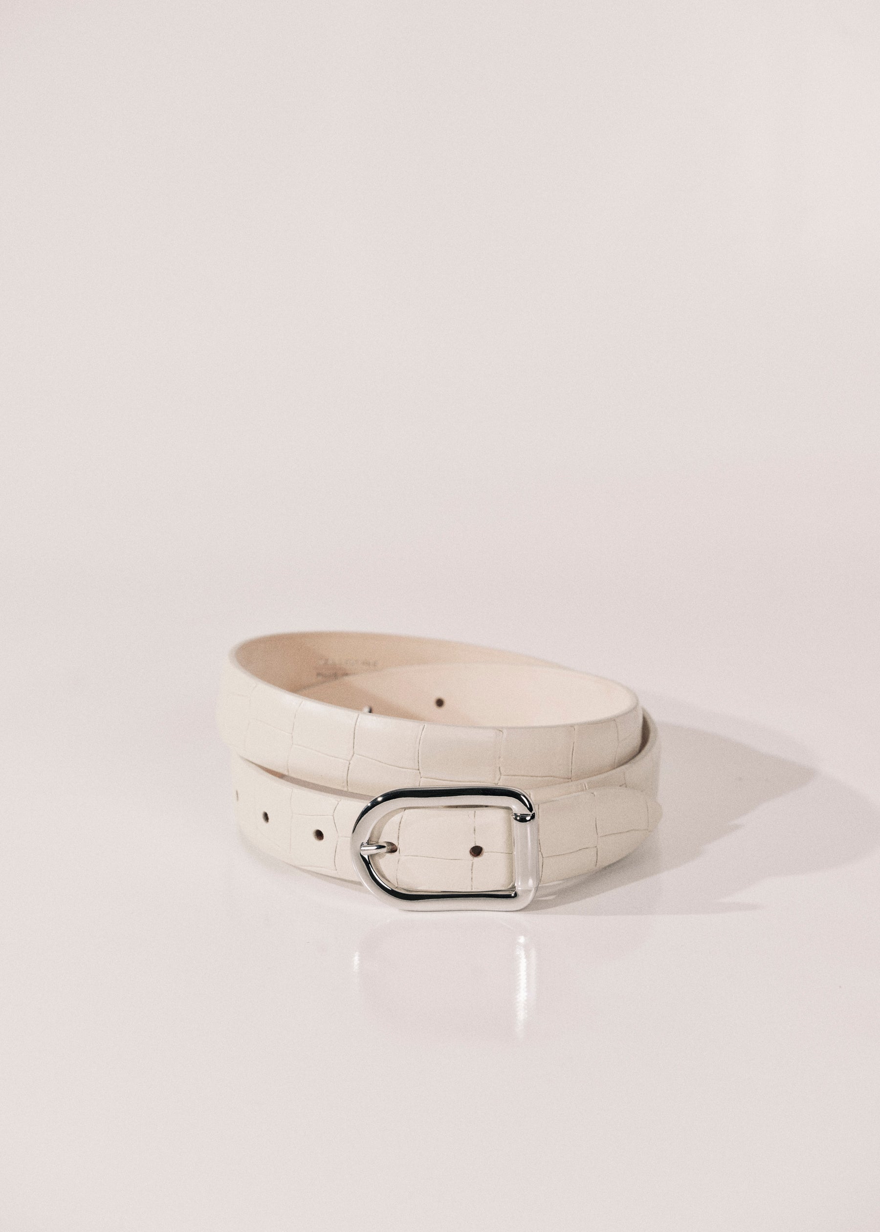 Mija Ivory Alligator Silver