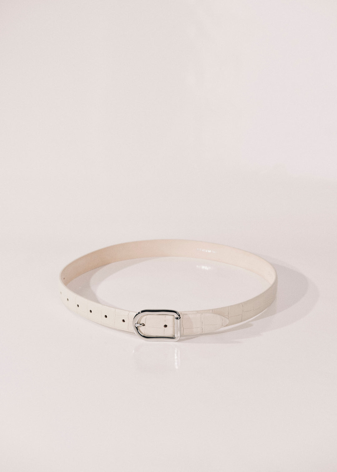 Mija Ivory Alligator Silver