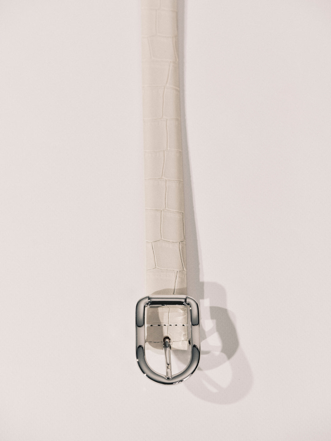 Mija Ivory Alligator Silver