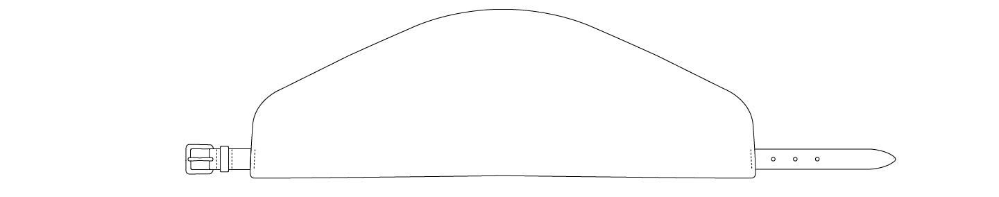 Undone Buckle Corset size chart