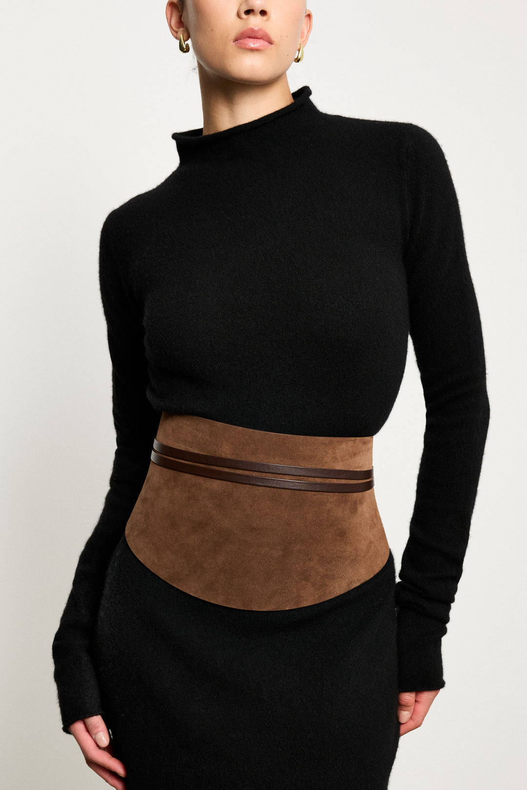 Undone Corset Suede