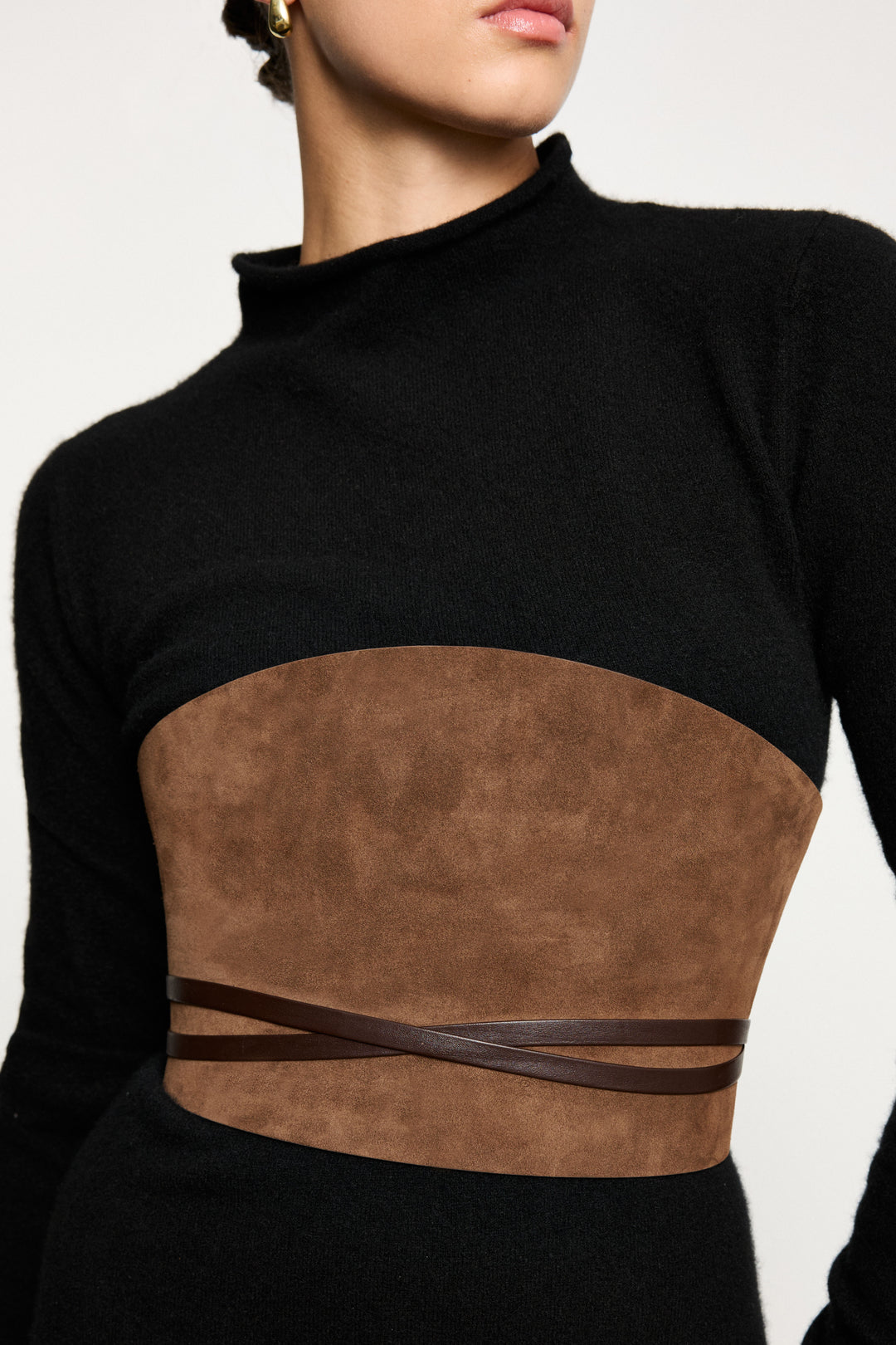 Undone Corset Suede