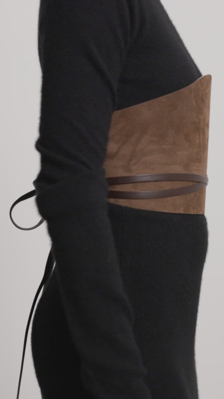 Undone Corset Suede